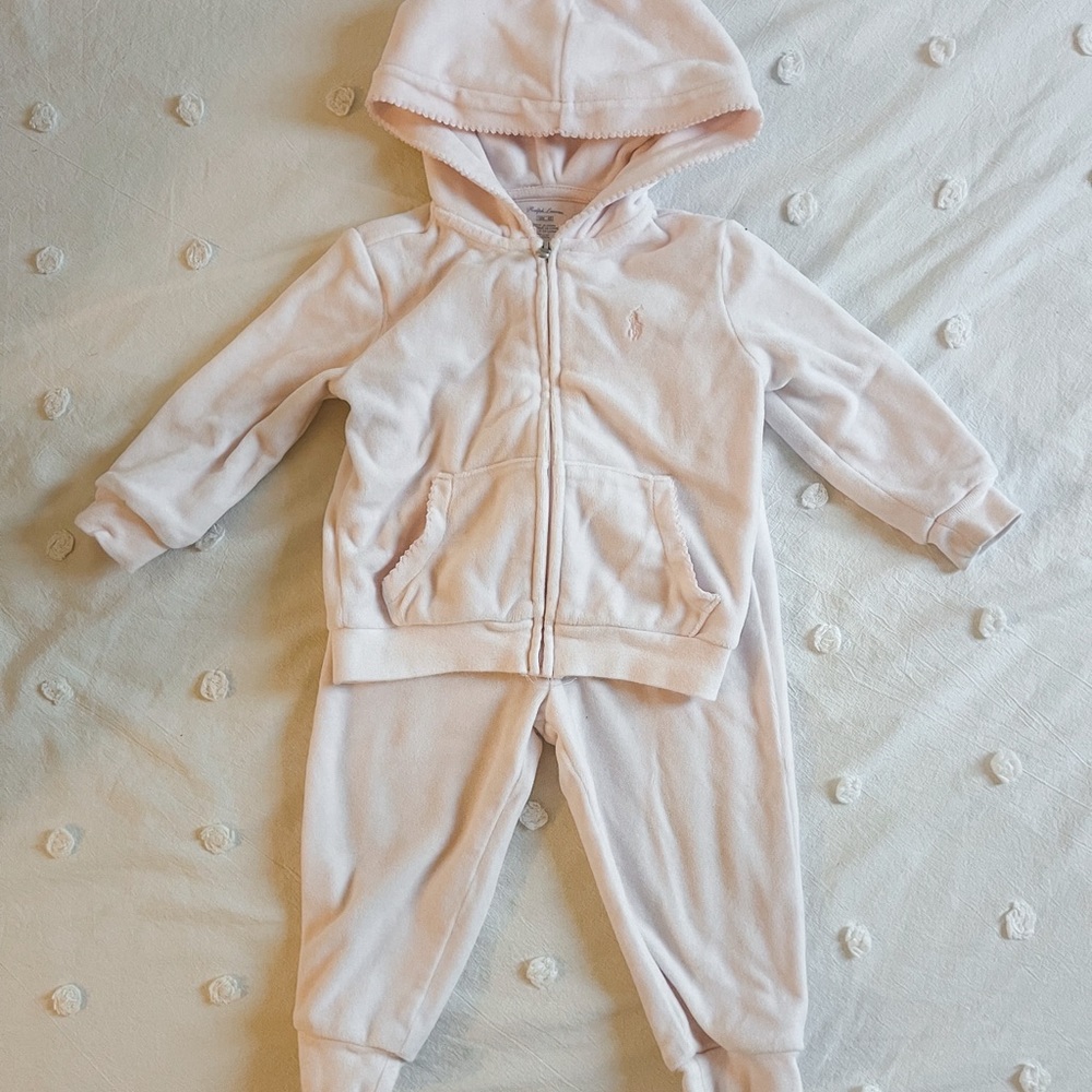 Ralph laurent Fleece sweatshirt set